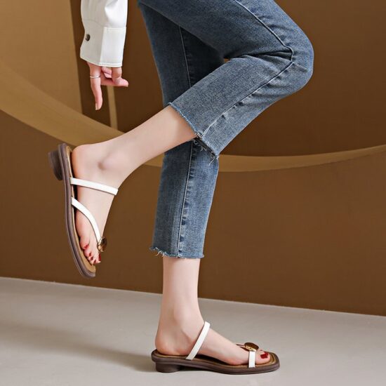 Bamboo Insole Women Flip Flops