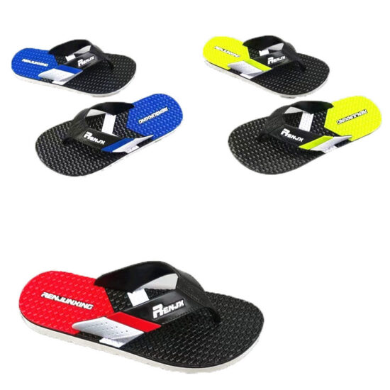 Bold Print Men's Flip Flops