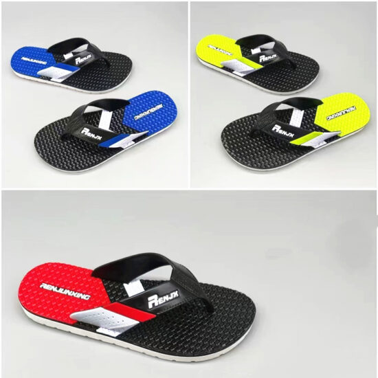 Bold Print Men's Flip Flops