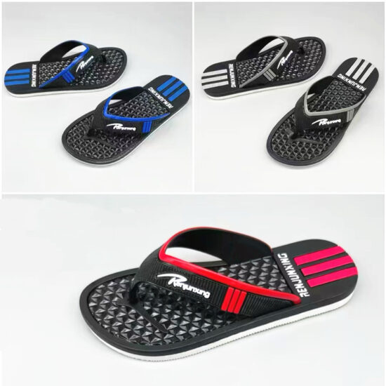 Bold Print Men's Flip Flops