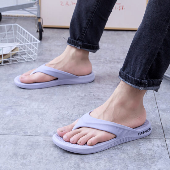 Bold Print Men's Flip Flops