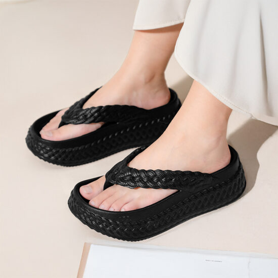 Color Block Flip Flops for Women