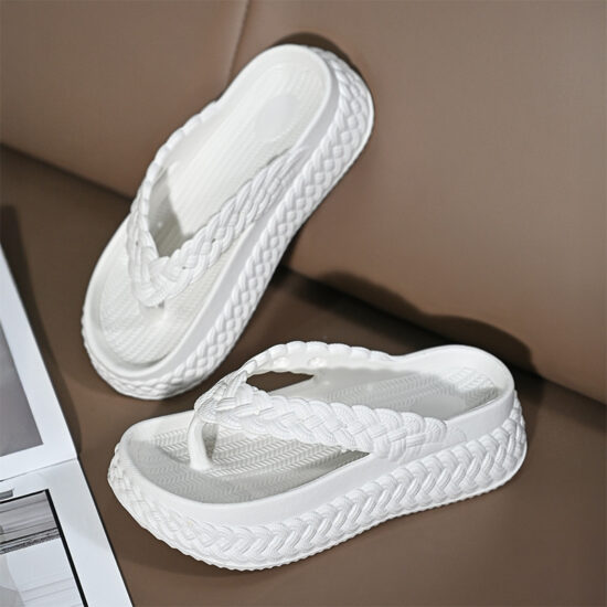 Color Block Flip Flops for Women