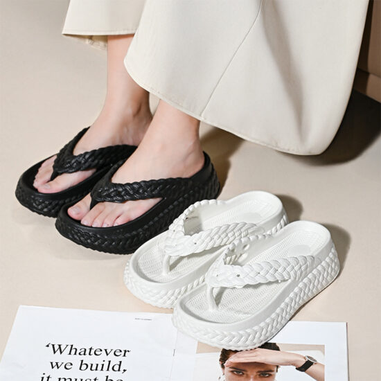 Color Block Flip Flops for Women