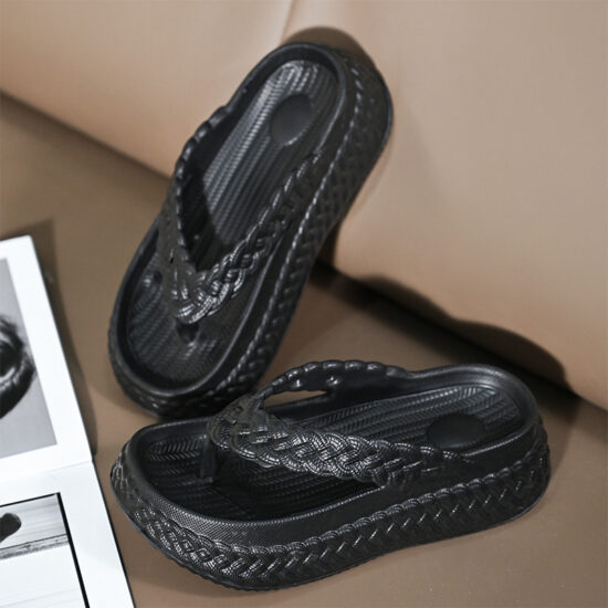 Color Block Flip Flops for Women