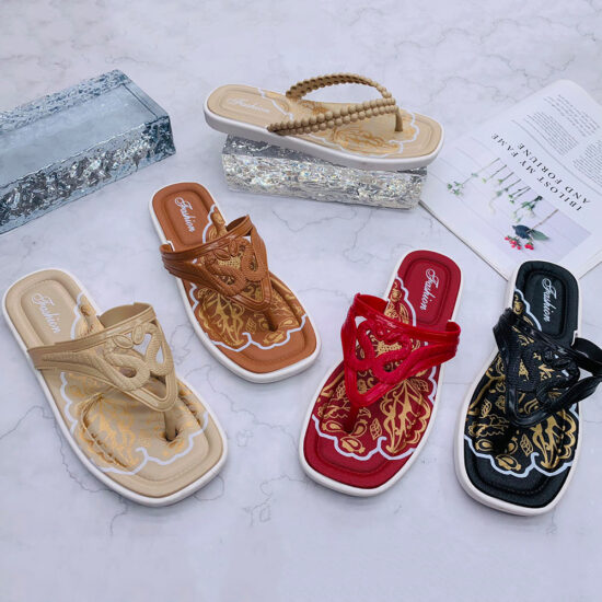 Custom Logo Women’s Rubber Flip Flops
