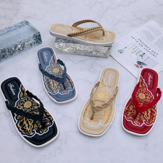 Custom Logo Women’s Rubber Flip Flops