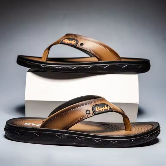 Ergonomic Men's Flip Flops for Walking