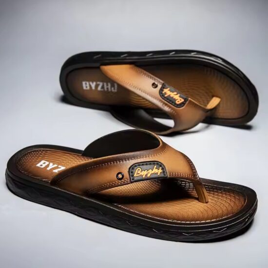 Ergonomic Men's Flip Flops for Walking