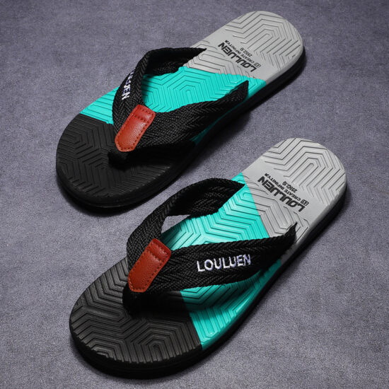 Heavy-Duty Men's Flip Flops for Outdoor Use