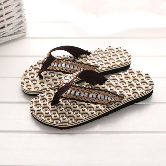 Men's Black Flip Flops for Casual Summer Wear