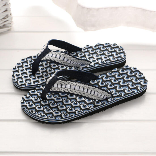Men's Black Flip Flops for Casual Summer Wear