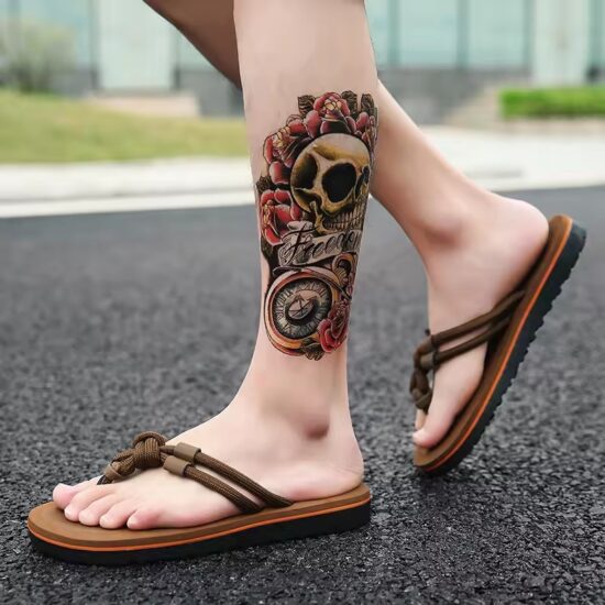 Mens Casual Flip Flops Non Slip Sole