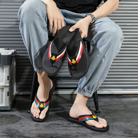 Men's Cushioned Flip Flops for Daily Wear
