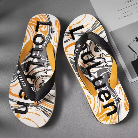Men's Flip Flops with Adjustable Strap