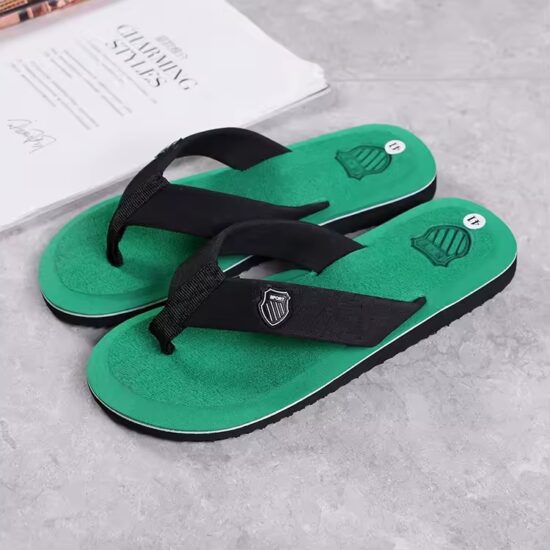 Men's Flip Flops with Textured Sole