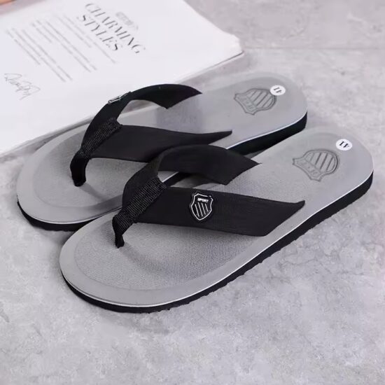Men's Flip Flops with Textured Sole
