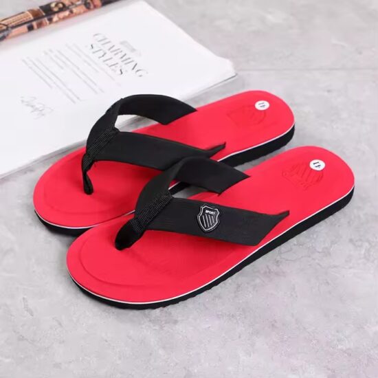 Men's Flip Flops with Textured Sole