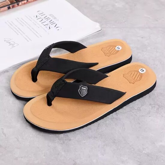 Men's Flip Flops with Textured Sole