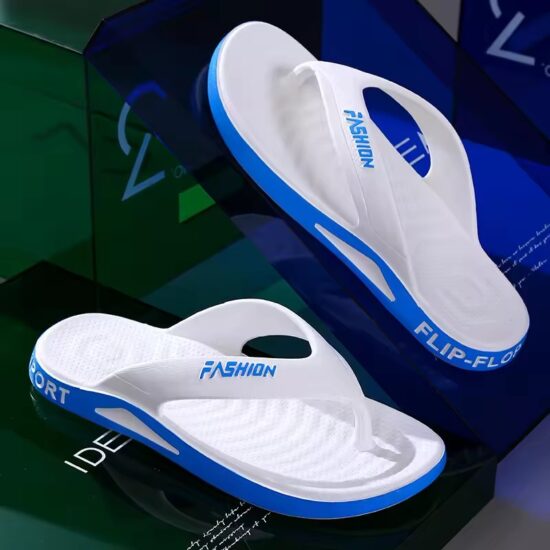 Men's Leather Strap Flip Flops