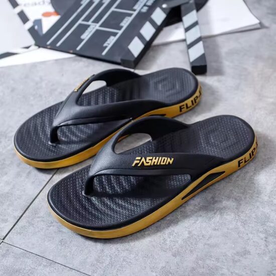 Men's Leather Strap Flip Flops