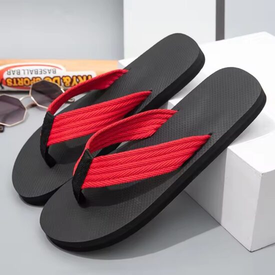 Mens Slide Flip Flops Open Toe