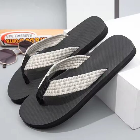 Mens Slide Flip Flops Open Toe
