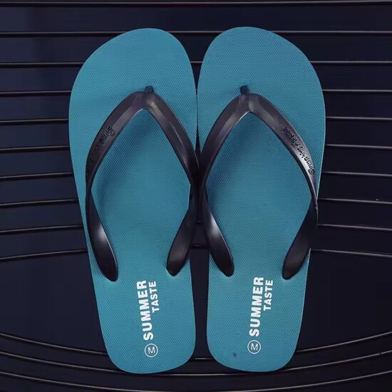 Men's White Flip Flops Clean Summer Look