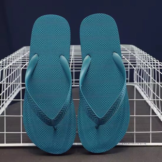 Men's White Flip Flops Clean Summer Look