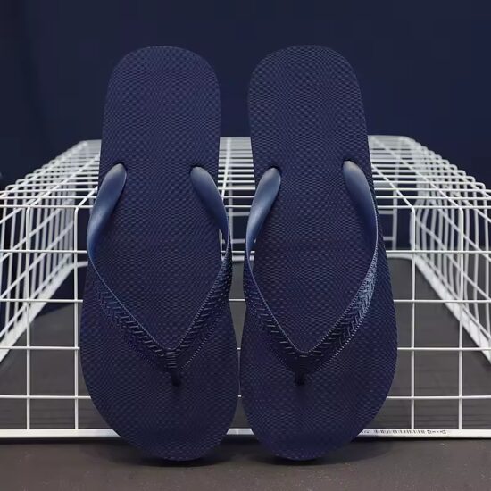 Men's White Flip Flops Clean Summer Look