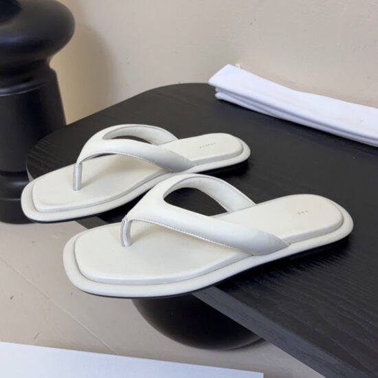 Metallic Finish Flip Flops for Women