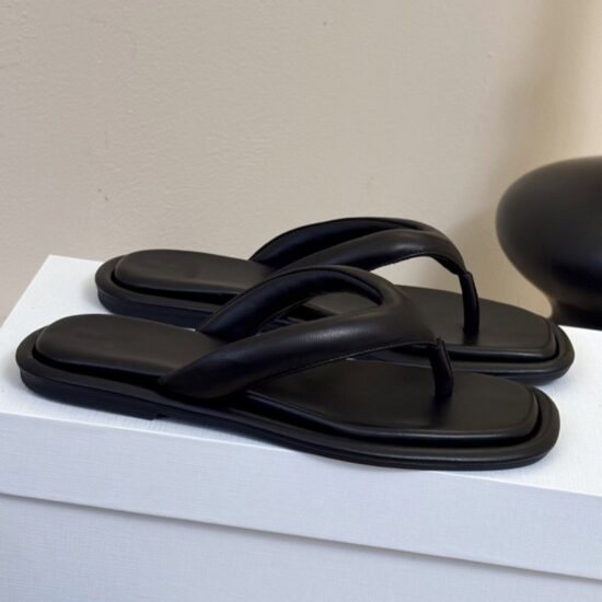 Metallic Finish Flip Flops for Women