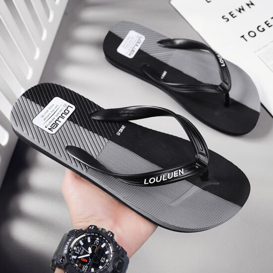 Sport Style Men's Flip Flops with Arch Support