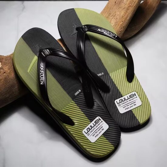 Sport Style Men's Flip Flops with Arch Support