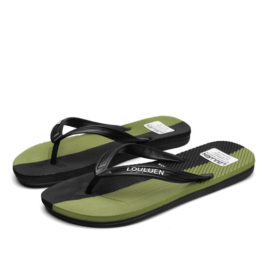 Sport Style Men's Flip Flops with Arch Support