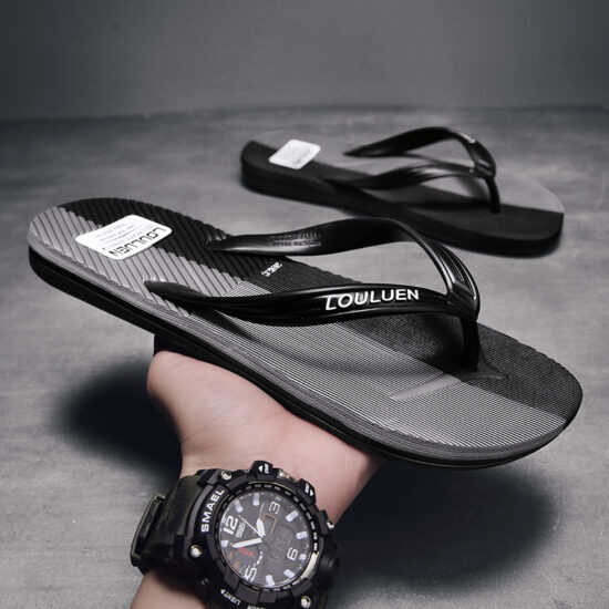 Sport Style Men's Flip Flops with Arch Support