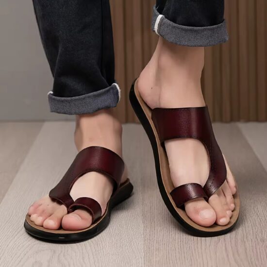 Water-Resistant Flip Flops for Men
