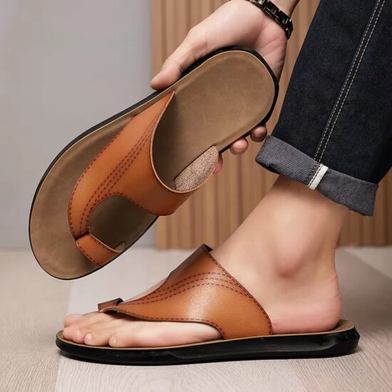 Water-Resistant Flip Flops for Men