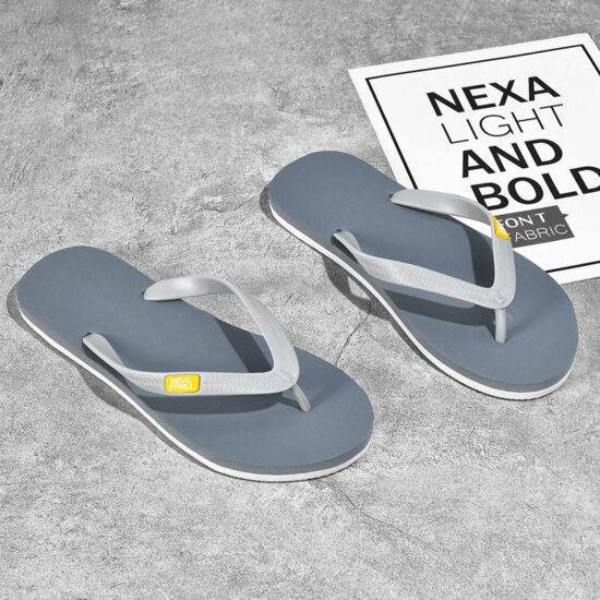 Men's Thai latex flip flops for outdoor summer beach use