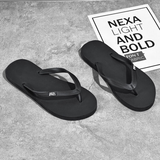 Men's Thai latex flip flops for outdoor summer beach use