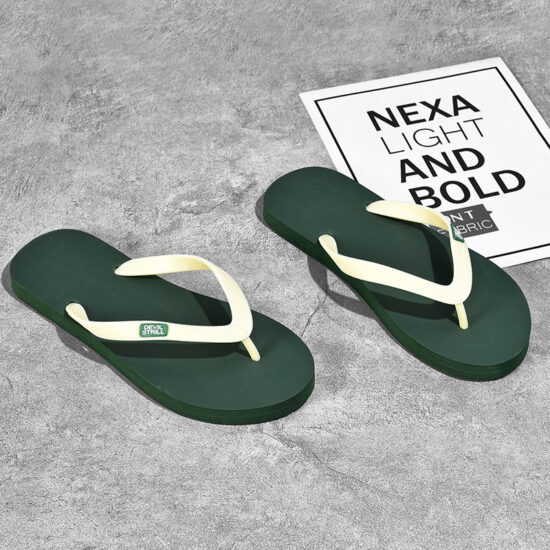 Men's Thai latex flip flops for outdoor summer beach use