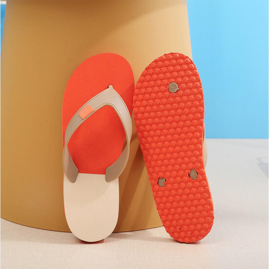 Soft sole summer beach flip flops in assorted colors