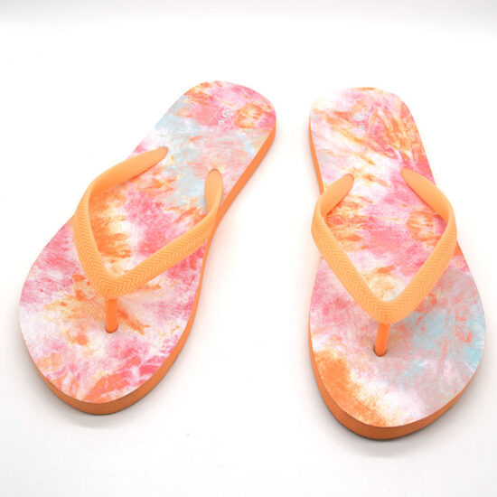 Women’s PVC slippers with PE sole for wholesale