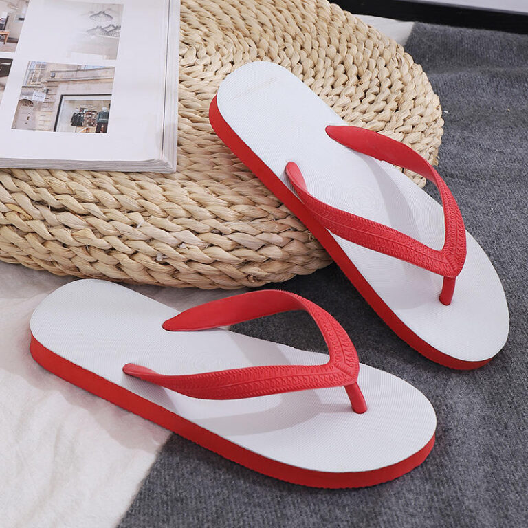 Custom sublimation print men’s slides with lightweight PE sole
