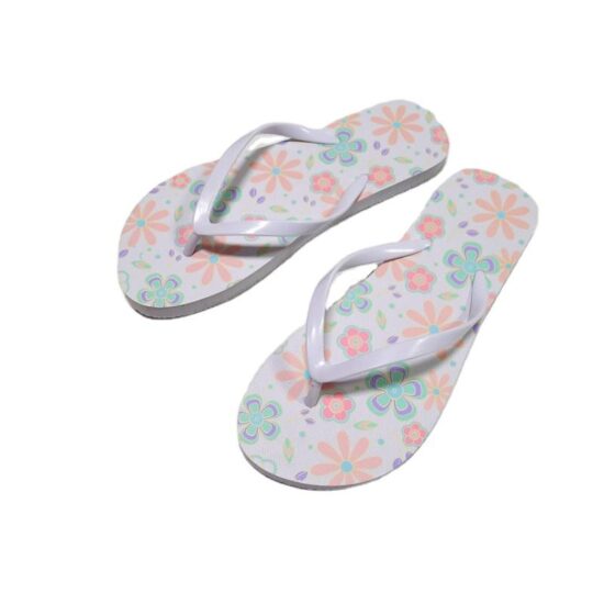 Men’s printed PE flip flops with rubber sole
