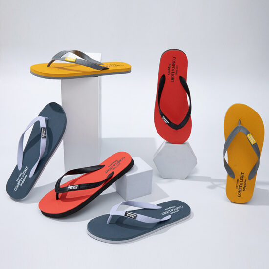 Unisex trendy summer flip flops for outdoor beach wear