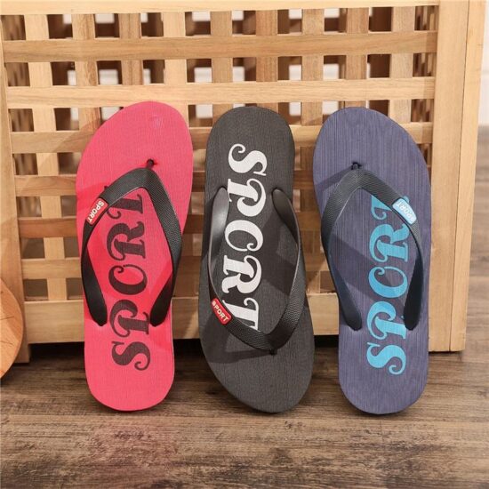 Women’s quick-dry PE flip flops for outdoor use