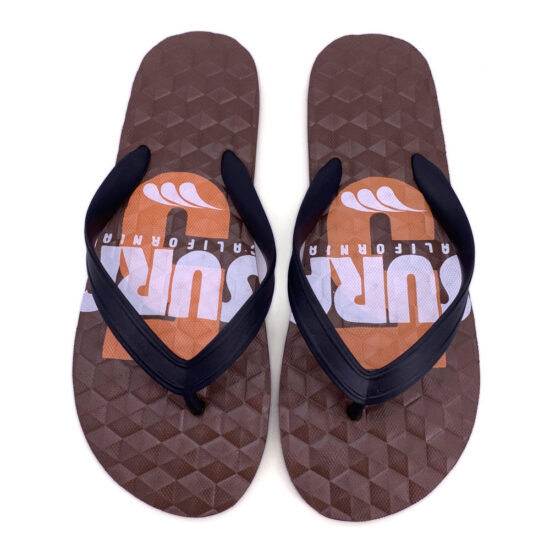 Custom PE rubber flip flops for men