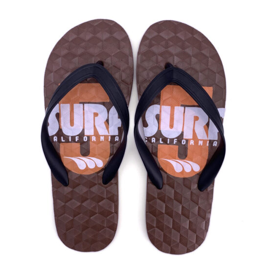 Custom PE rubber flip flops for men