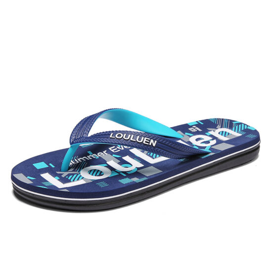 Men’s summer beach flip flops with Korean style